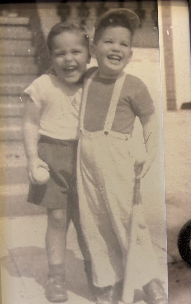 Childhood friends Dominick Montiglio and Barry Winiker.
